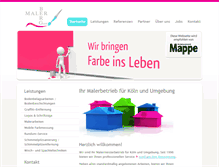 Tablet Screenshot of maler-berg.de